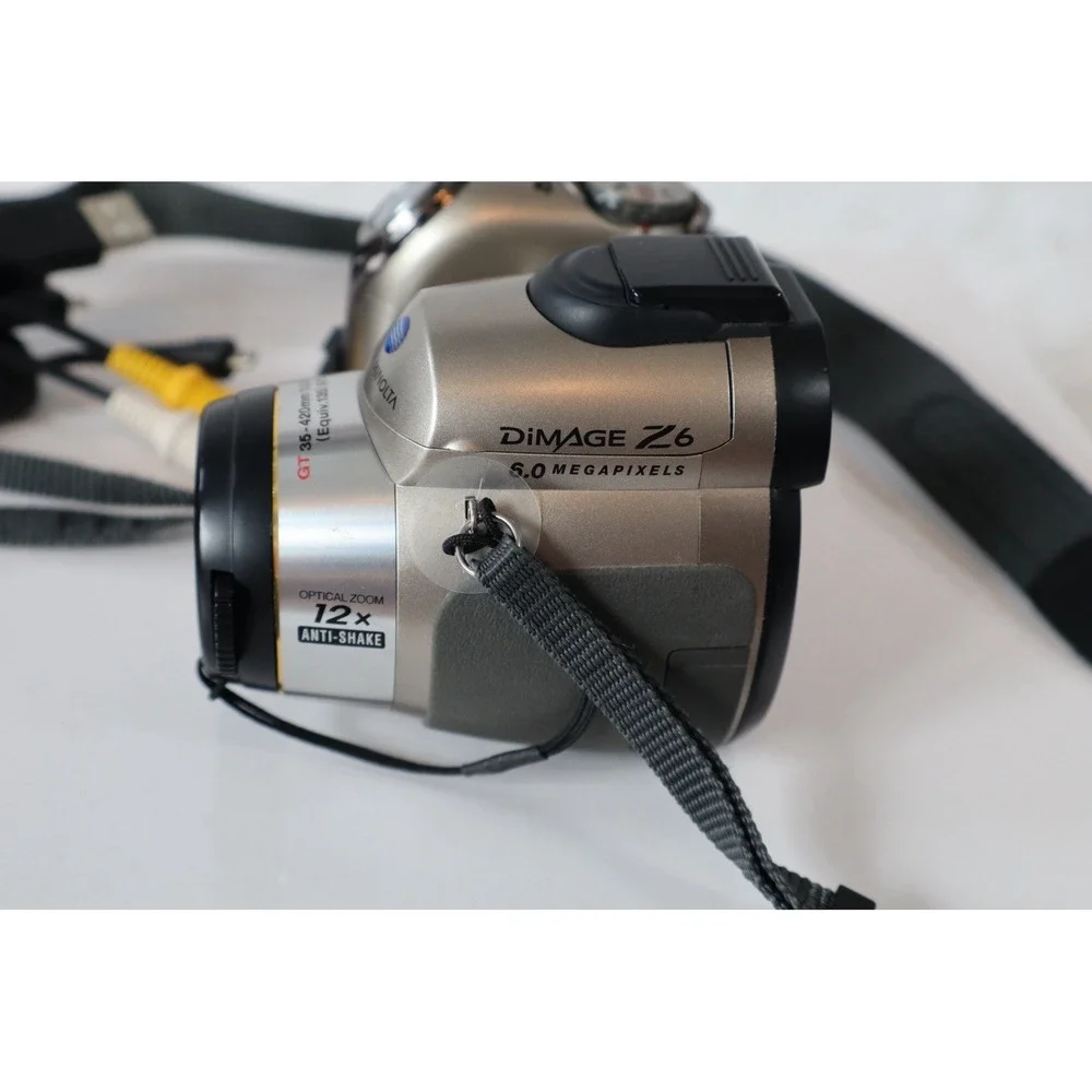 Konica Minolta DiMAGE Z6 6 MP Digital Camera, 12x Optical Zoom — Tested Works